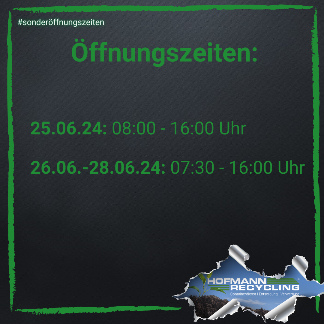 Vedder & Stockrahm Gmbh & Co Kg Altmetallrecycling Containerdienst Bremen Entsorgungsfachbetrieb Zwickau: Recycling & Containerdienst - Hofmann